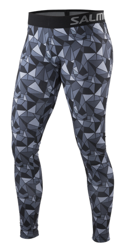 Run Flow Tights Women - Black/Grey