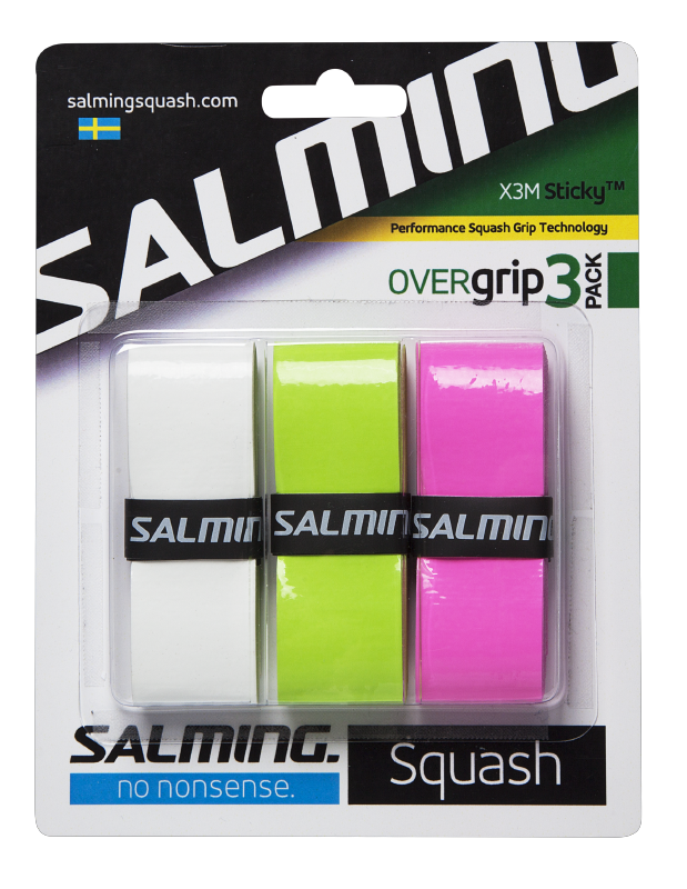 Squash X3M Sticky Overgrip (Two color options)
